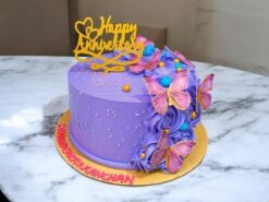 purple-butterfly-anniversary-cake