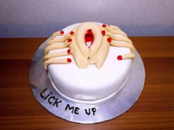 Pussy Shape Bachelorette Cake