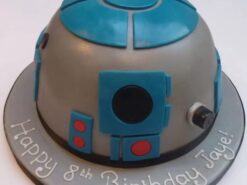 R2D2 Head Theme Cake