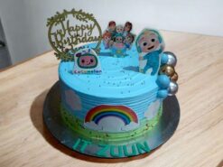 Rainbow CocoMelon Joy Cake