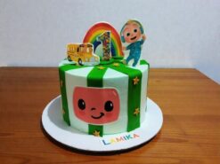 Rainbow Rhythm CocoMelon Delight Cake