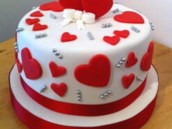 Lady Charmers Romantic Fondant Cake
