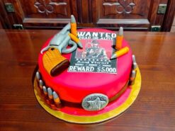 Red Dead Redemption Fondant Cake
