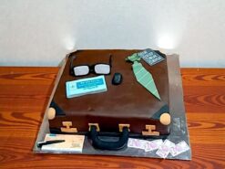 Retirement Theme Fondant Cake