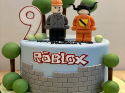 Roblox Theme Fondant Cake