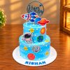 Rocket Astronaut Galaxy Theme Birthday Cake 2 Rocket Astronaut Galaxy Theme Birthday Cake - 1