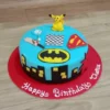 Customized Superhero Cake For Kids 1 romantic couple with roses anniversary cake 21 6ab1aba4f2560 From LallamTop Cake Shop