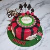 Roulette Spin Celebration Fondant Cake 1 roulette spin celebration fondant cake 1 From LallamTop Cake Shop