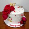 Royal Red Rose Butterfly Cake 1 royal red rose butterfly cake 1 From LallamTop Cake Shop