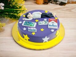 Sassy Man Semi Fondant Cake from LallanTop Cake Shop