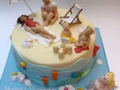Seaside Beach Cake
