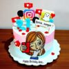 Selfie and Social Media Queen Cake 2 selfie and social media queen cake 4 6ab1b1e855898 From LallamTop Cake Shop