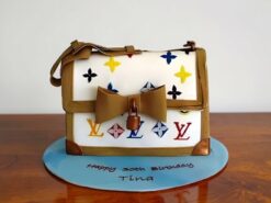 Sexy LV Bag Fondant Cake