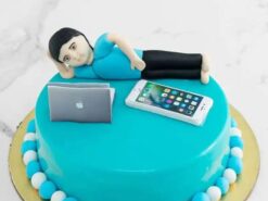 Side Workaholic Cake from LallanTop Cake Shop - Delivery in East Delhi, South-East Delhi, Ghaziabad, and Noida