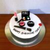 simple makeup fondant cake 1 From LallamTop Cake Shop