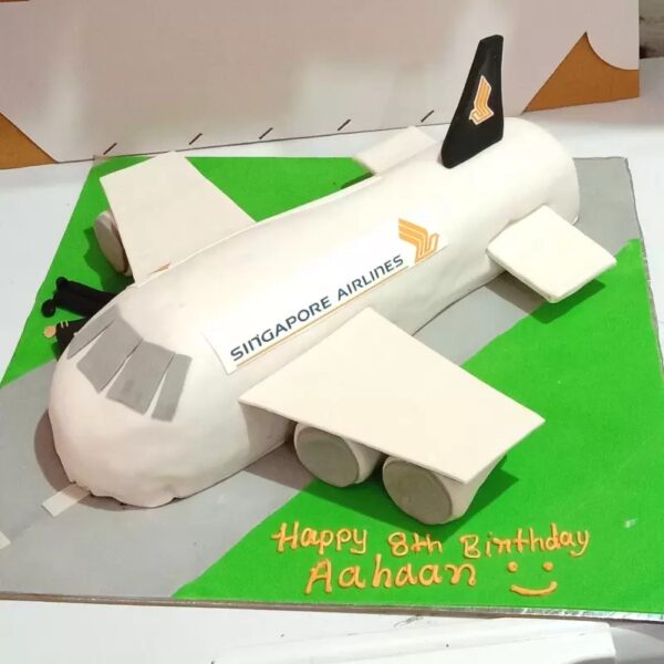 Singapore Airlines Airplane Cake 3 Singapore Airlines Airplane Cake from LallanTop Cake Shop - Delivery in East Delhi, South-East Delhi, Ghaziabad and Noida