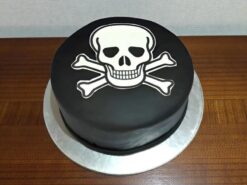 Skull Theme Fondant Cake