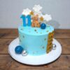 Sky Blue Teddy Celebration Cake 2 sky blue teddy celebration cake 1 From LallamTop Cake Shop