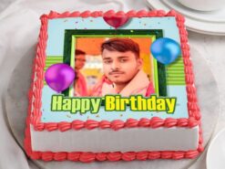 smiles and cake birthday photo cake 1 From LallamTop Cake Shop