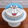 smiling doraemon cream cake 1 From LallamTop Cake Shop