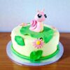 Snail Birthday Fondant Cake 2 snail birthday fondant cake 2 From LallamTop Cake Shop