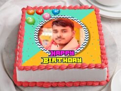 Snap and Smile Birthday Photo Cake