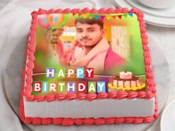 Snapshots of Joy Birthday Photo Cake