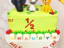 Halfway To One Fondant Cake