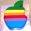 Rainbow Apple Shape Fondant Cake 1 Rainbow Apple Shape Fondant Cake from LallanTop Cake Shop - Delivery in East Delhi, South-East Delhi, Ghaziabad, and Noida.