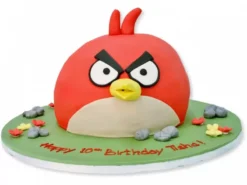 Angry Birds Cake Red Fondant Cake