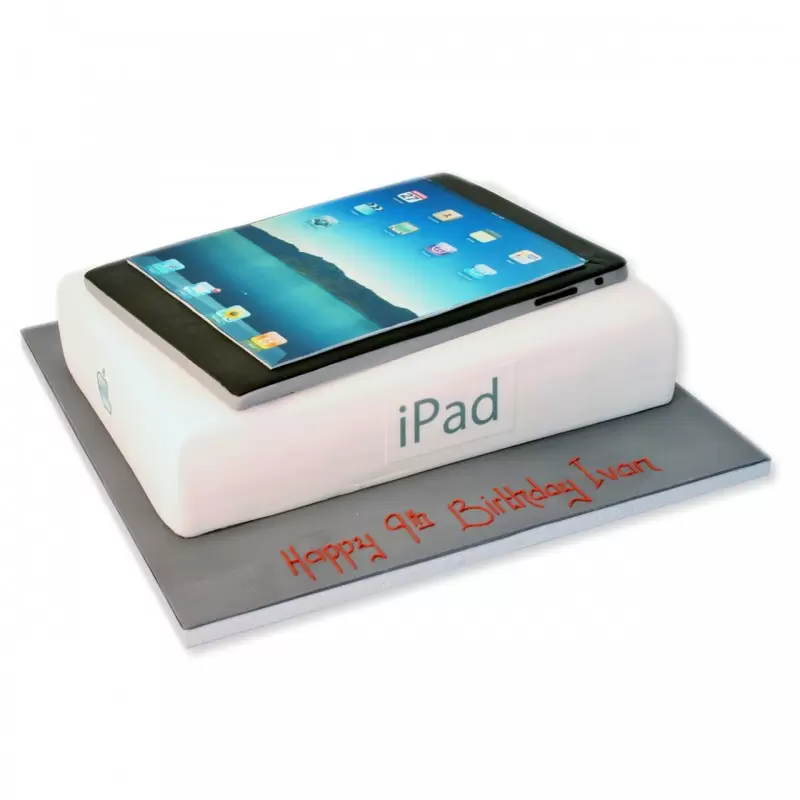 iPad Box Themed Fondant Cake 3 iPad Box Themed Fondant Cake