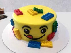 Lego Bricks Fondant Cake