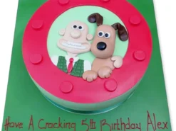 Wallace and Gromit Fondant Cake