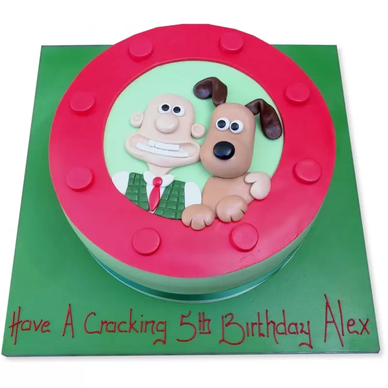Wallace and Gromit Fondant Cake 3 Wallace and Gromit Fondant Cake