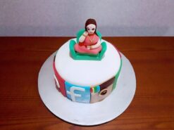 Social Media Addict Lady Cake