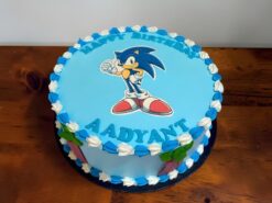 Sonic Speed Birthday Cake