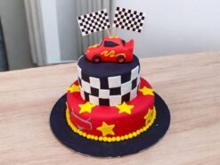 Speedy McQueen Racer Cake