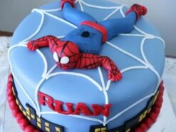 Spiderman Customized Birthday Cake