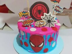 Spiderman Designer Cream Cake