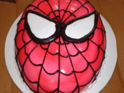 Spiderman Face Cream Cake from LallanTop Cake Shop - Delivery in East Delhi, South-East Delhi, Ghaziabad and Noida