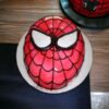 Spiderman Face Designer Cream Cake 2 spiderman face designer cream cake 1 From LallamTop Cake Shop