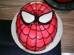 Spiderman Face Designer Cream Cake