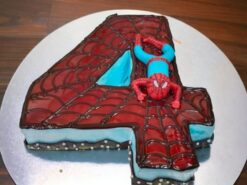 Spidey Four-Treat Delight Cake