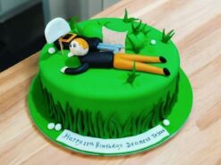 Stunning Golf Course Fondant Cake
