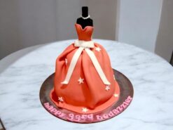 Stylish Ballgown Cake