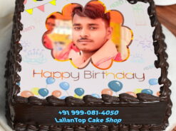 Sugary Snapshot Surprise Celebration Photo Cake