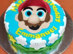 Super Mario Fondant Cake from LallanTop Cake Shop