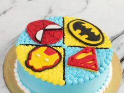 Superhero Cream Cake from LallanTop Cake Shop