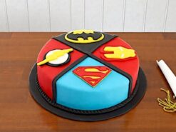 Superhero Fondant Cake
