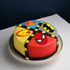 Superheroes United Theme Cake 1 superheroes united theme cake 1 From LallamTop Cake Shop